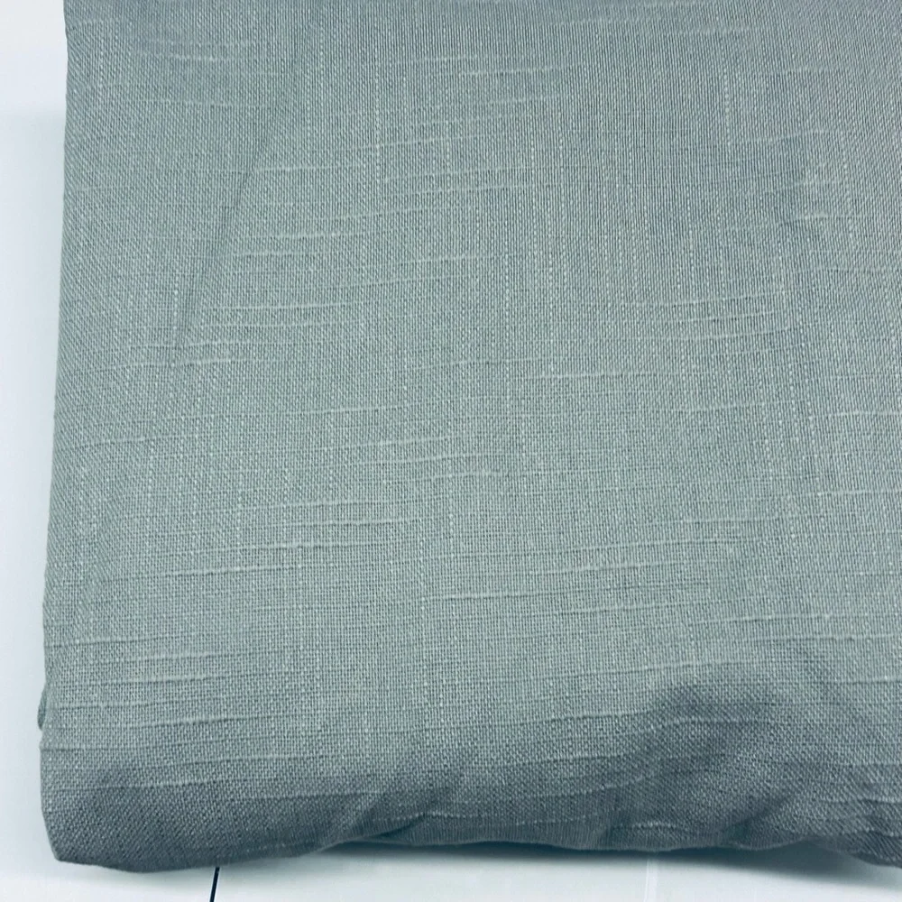 NWOT QUINCE 48x96 Cotton Slub Room Darkening Curtain Grey 5414
